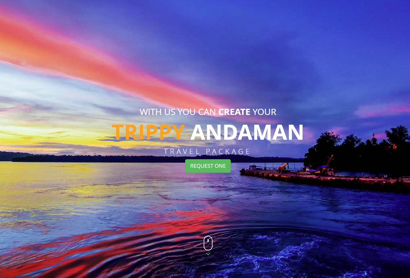 Trippy Andaman - Web Design
